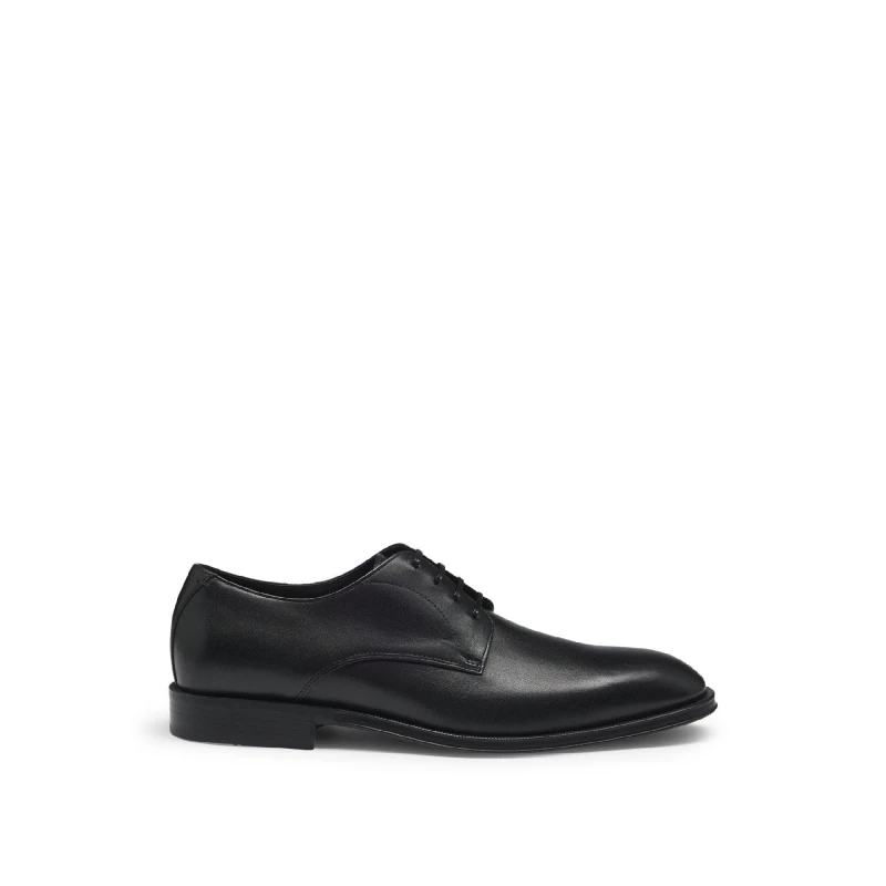 Image of Boss Mens Derrek Derb Buplt Derby Shoes Black male 6 (40)