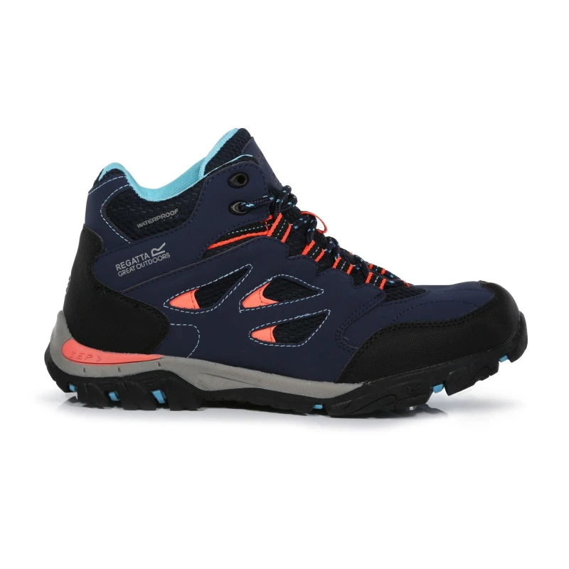 Image of Regatta Holcombe IEP Junior Waterproof & Breathable Walkin - Blue Blue C13
