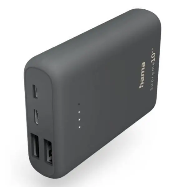 Image of Hama Hama Supreme 10HD 10000mAh Powerbank, 2x USB-A & 1x USB-C Outputs PB-10000SUPREME5HDHAV2