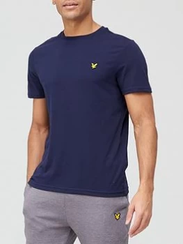 Image of Lyle & Scott Fitness Martin T-Shirt - Navy, Size L, Men