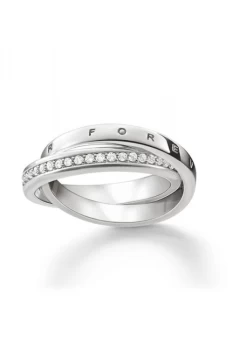 Image of Thomas Sabo Jewellery Glam & Soul Together Forever Ring Size M.5 JEWEL TR2099-051-14-52