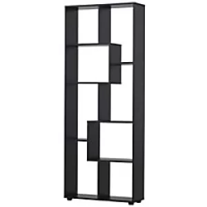 Image of HOMCOM Shelf 836-141BK Black 240 x 700 x 1,780 mm