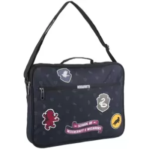 Image of Harry Potter Icon Messenger Bag (One Size) (Navy/White/Red)