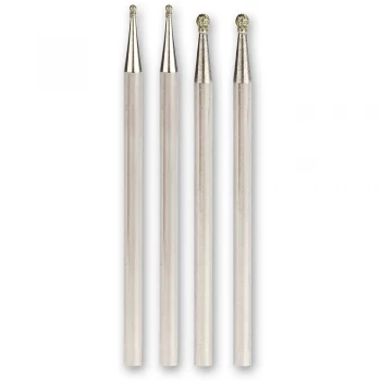 Image of Proxxon Diamond Cutters and Grinders - Proxxon Diamond Ball Point 1.0mm (pkt 2) - 28212