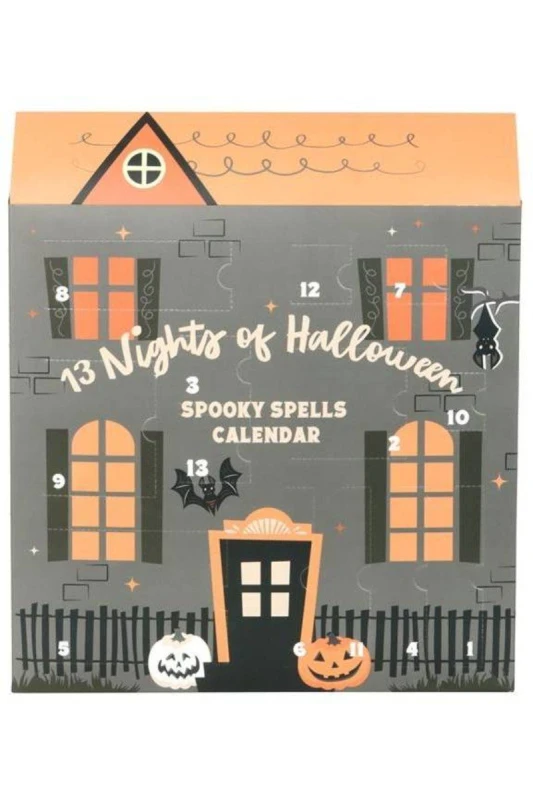 Image of KDMD 13 Nights Of Halloween Advent Calendar in Pale Grey Pale Grey Unisex