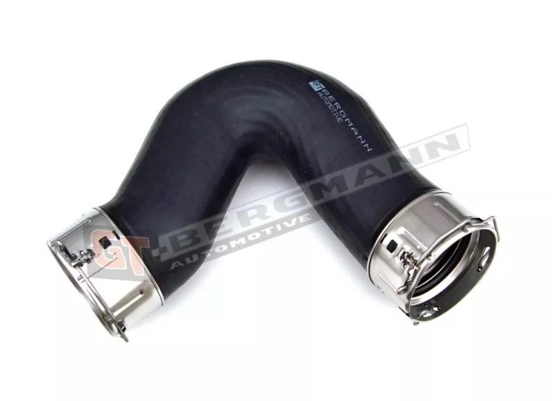 Image of GT-BERGMANN GT52-054 Turbocharger Hose with clamping pieces, Rubber with fabric lining Rubber with fabric lining Charger Intake Hose (3314)