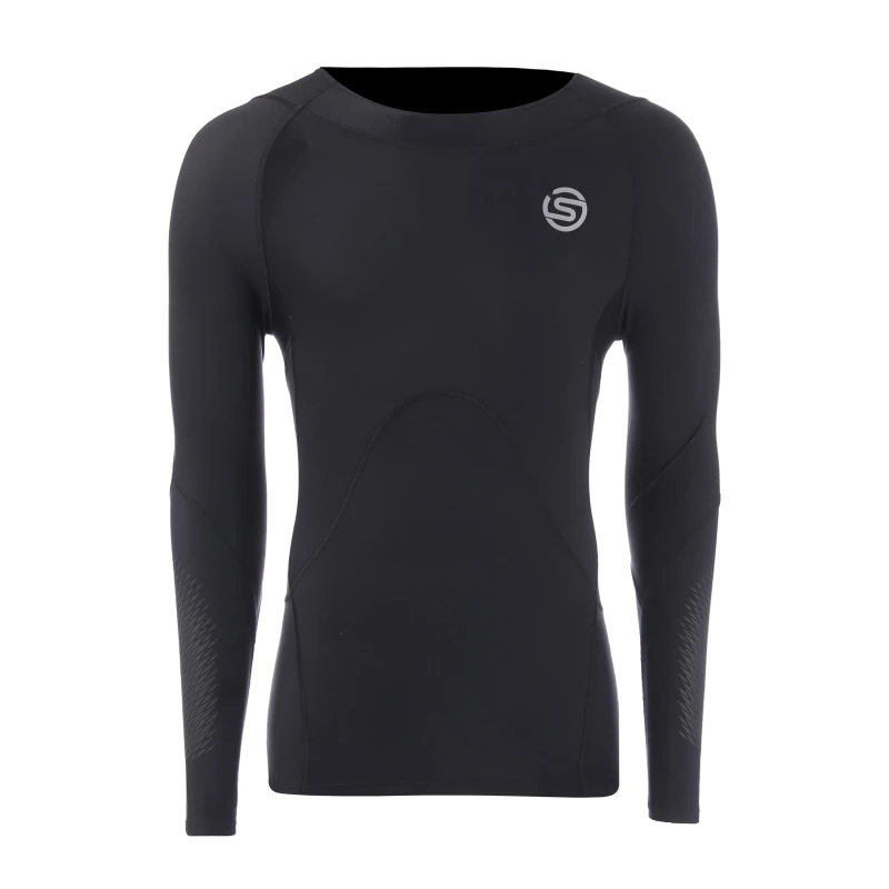 Image of Skins Series 3 Long Sleeve Top 400 Mens - Black S