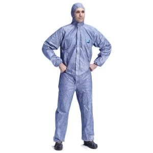 Image of Tyvek DuPont Protech Hooded Boilersuit Medium Blue