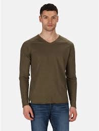 Image of Regatta Green Kiro II' Coolweave Lightweight Long Sleeves Tshirt - S