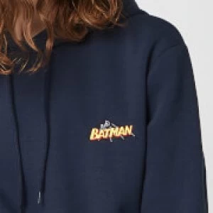 Image of DC Batman Unisex Embroidered Hoodie - Navy - M
