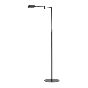 Image of Nuvola Classic Floor Reading Lamp - Ø20cm - LED Dim. - 1x9W 3000K - Black