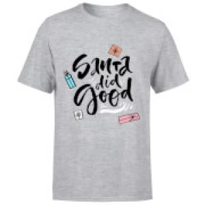 Image of Santa Did Good T-Shirt - Grey - 5XL