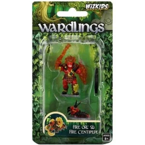 Image of WizKids Wardlings Miniatures - Fire Orc & Fire Centipede