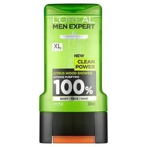 Image of L Oreal Men Expert Clean Power Shower Gel 300ml