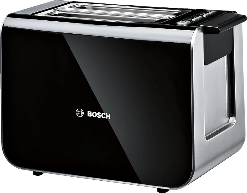 Image of Bosch Styline TAT8613NGB 2 Slice Toaster - Black