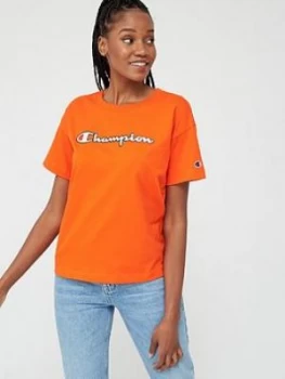 Image of Champion Crewneck T-Shirt - Red