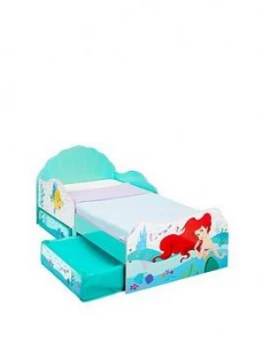 Image of Disney Princess Ariel Toddler Bed with Storage Drawers by HelloHome, One Colour