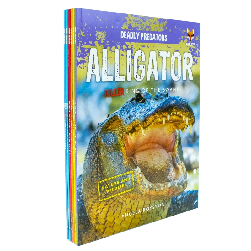 Image of Deadly Predators Killer Kings Of The Animal Kingdom Complete 6 Book Collection Including Alligator And Lion Angela Royston Books