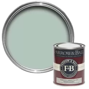 Image of Farrow & Ball Modern Eggshell Paint Teresa's Green - 750ml