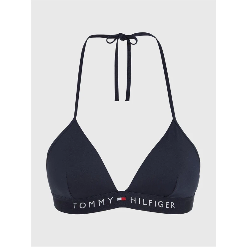 Image of Tommy Hilfiger Fixed Triangle Bikini Top Desert Sky female 14 (L)