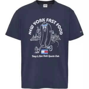 Image of Tommy Jeans Tjm Clsc Sport-Tee - Blue