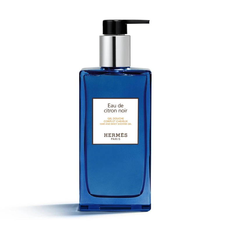 Image of Hermes Eau De Citron Noir Hair & Body Shower Gel Bottle 200ml