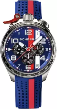 Image of Bomberg Watch Bolt-68 Racing Red Stripe