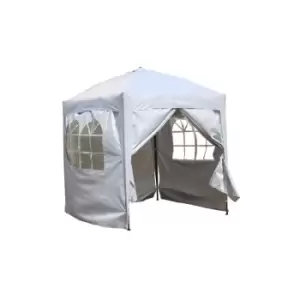 Image of BIRCHTREE Pop Up Gazebo 2X2M White