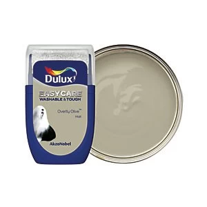 Image of Dulux Easycare Washable & Tough Overtly Olive Matt Emulsion Paint 30ml