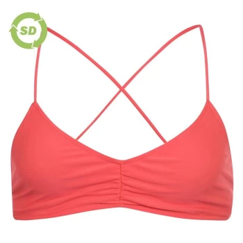 Image of SoulCal Tie Back Bikini Top - Red