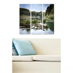 Image of MDF977476 Multicolor Decorative MDF Painting (3 Pieces)