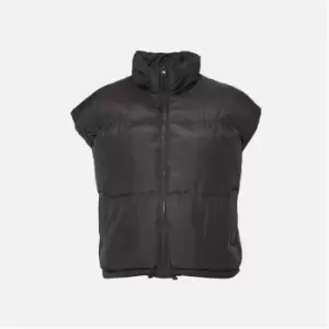 Image of Missguided Plus Size Boxy Oversized Puffer Gilet - Black