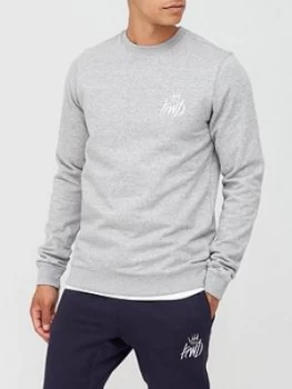 Image of Kings Will Dream Crosby Sweat Top - Grey Marl