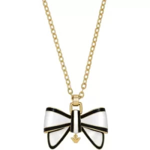 Image of Ladies Emporio Armani Gold-Tone Brass Pendant Necklace