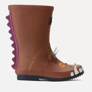 Image of Joules Kids Gruffalo Printed Wellies - Brown Gruffolo - UK 13 Kids