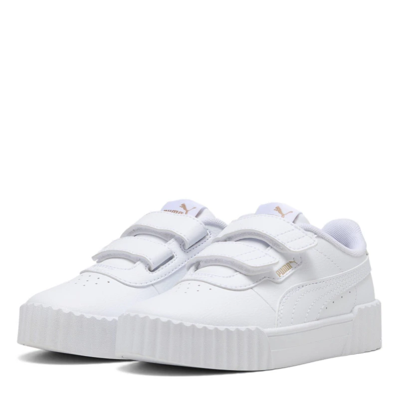 Image of Puma Carina 3.0 Childrens White/Gold female C12 (31)