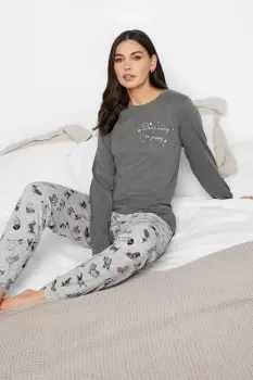 Image of Tall Dog Print Pyjama Set