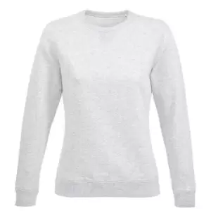 Image of SOLS Womens/Ladies Sully Sweatshirt (M) (Ash)