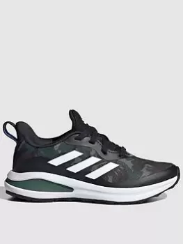 Image of adidas Kids Fortarun, Black/White, Size 11.5