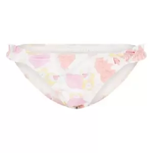 Image of Ted Baker Apsel Frill Bikini Bottoms - Cream