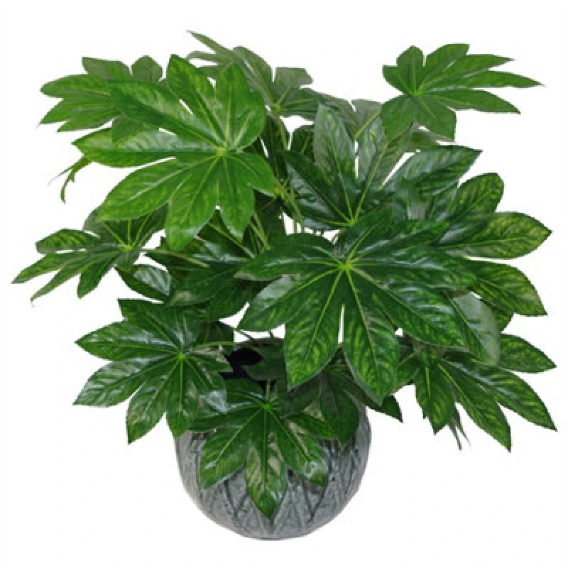 Image of Leaf 60cm Artificial Ruscus Aralia Plant Evergreen Green unisex