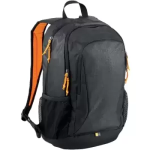 Image of Case Logic Ibira 15.6" Laptop/Tablet Backpack (One Size) (Solid Black/Orange) - Solid Black/Orange