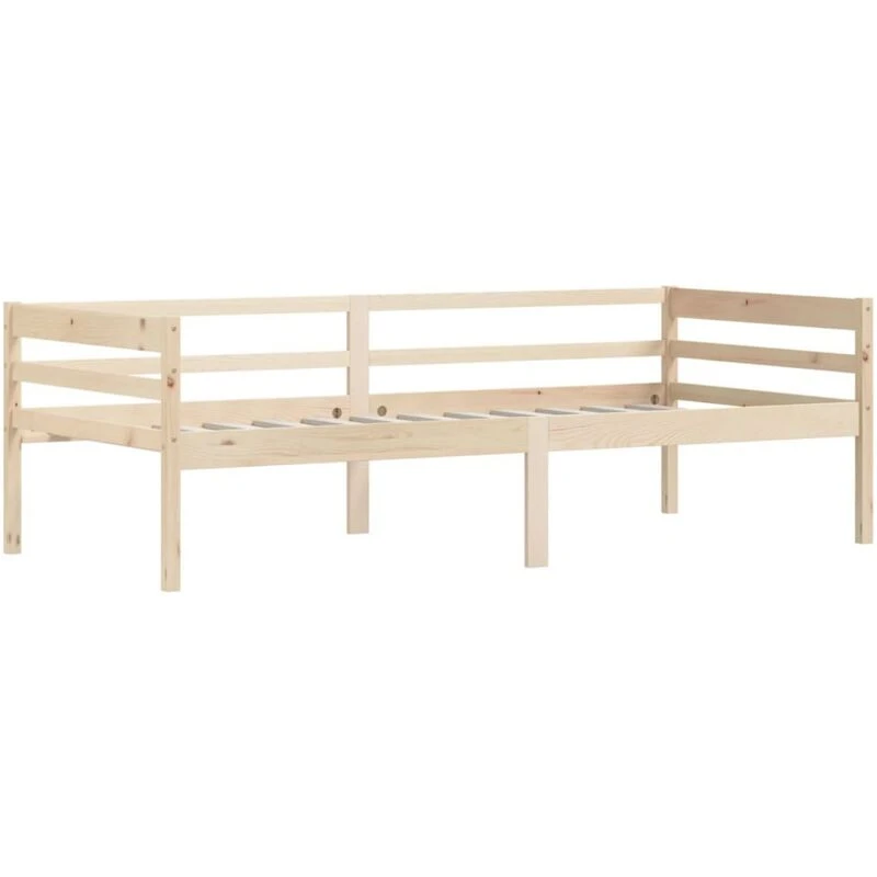 Image of VIDAXL Bed Frame without Mattress Solid Pinewood 90x200cm Vidaxl 8720286579022