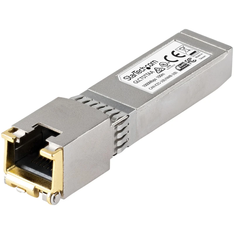 Image of StarTech.com Cisco GLC-T Compatible SFP Module - 1000BASE-T - SFP to R