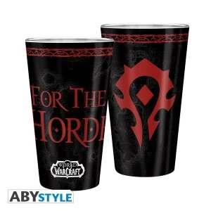 Image of World Of Warcraft - Horde Large Glass