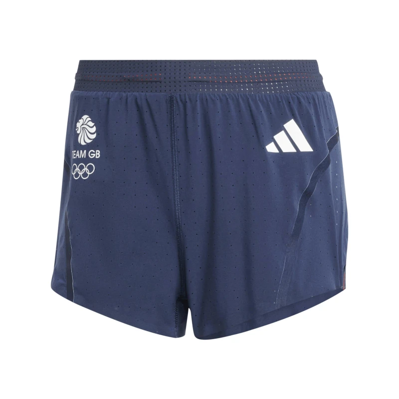 Image of adidas Team GB adizero Running Split Shorts - Blue Blue XS