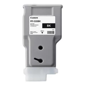 Image of Canon PFI320BK Black Ink Cartridge