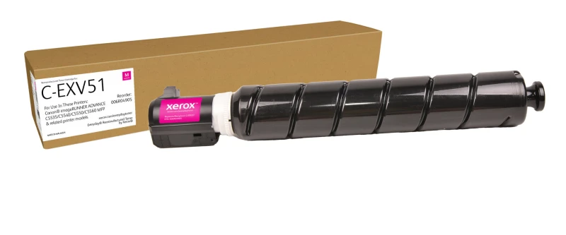 Image of Xerox Everyday Magenta Remanufactured Toner by Xerox compatible with Canon C-EXV51 (0483C002), Standard capacity 006R04905