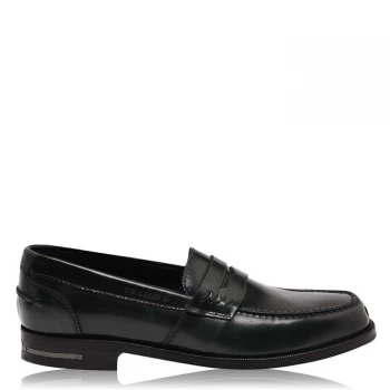 Image of Reiss Ander Loafers - Dark Green