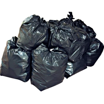 Image of Black Compactor Sacks 220 Gauge (Pack of 100) - Avon